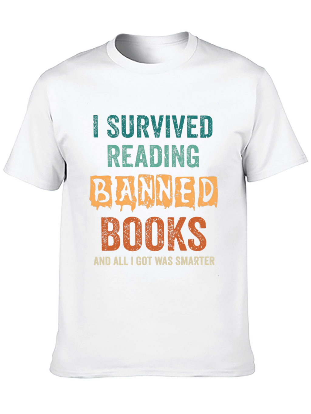 Banned Books T-Shirt - I Survived Reading Funny Tee