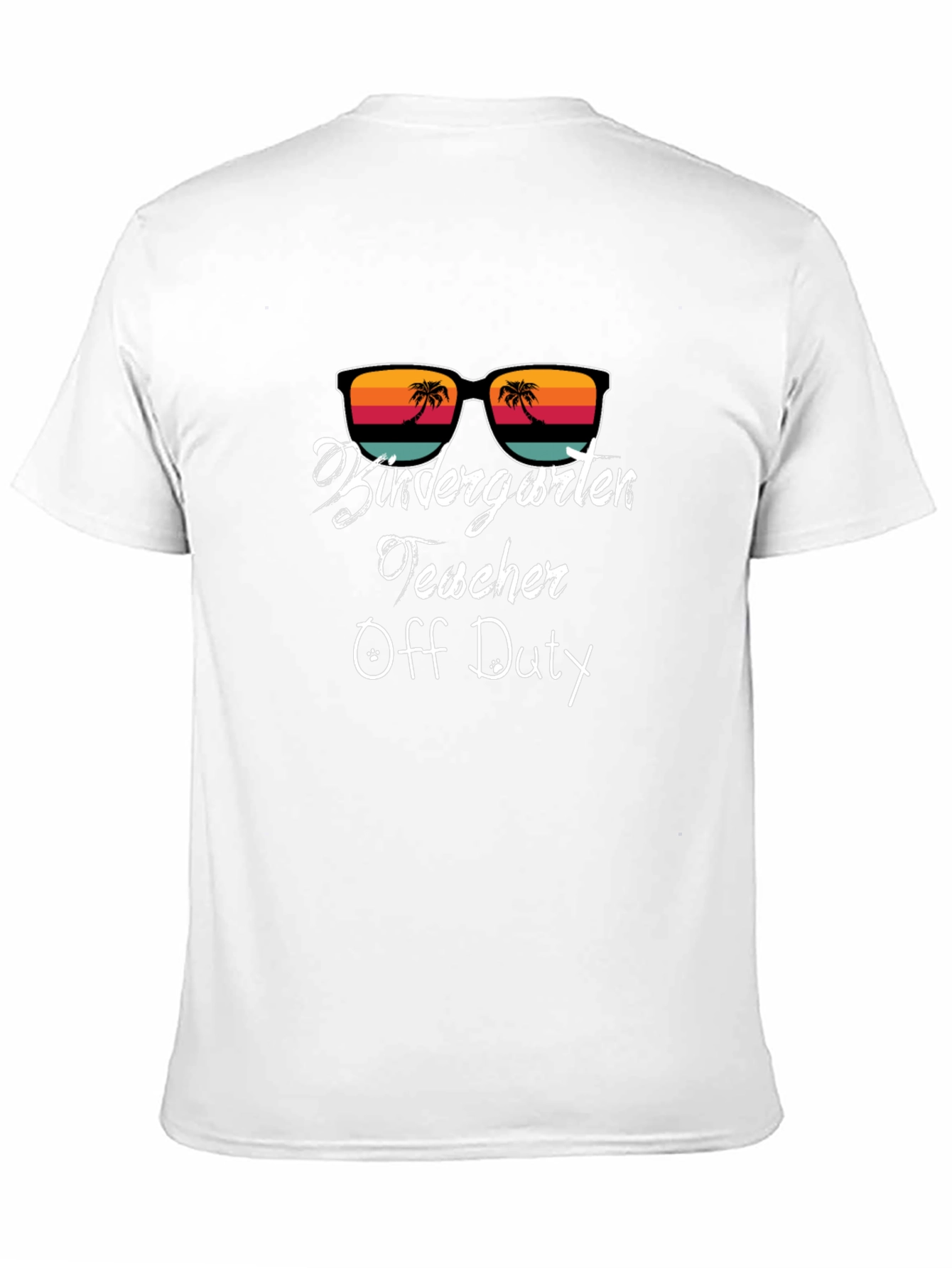Kindergarten Teacher Off Duty Black T-Shirt
