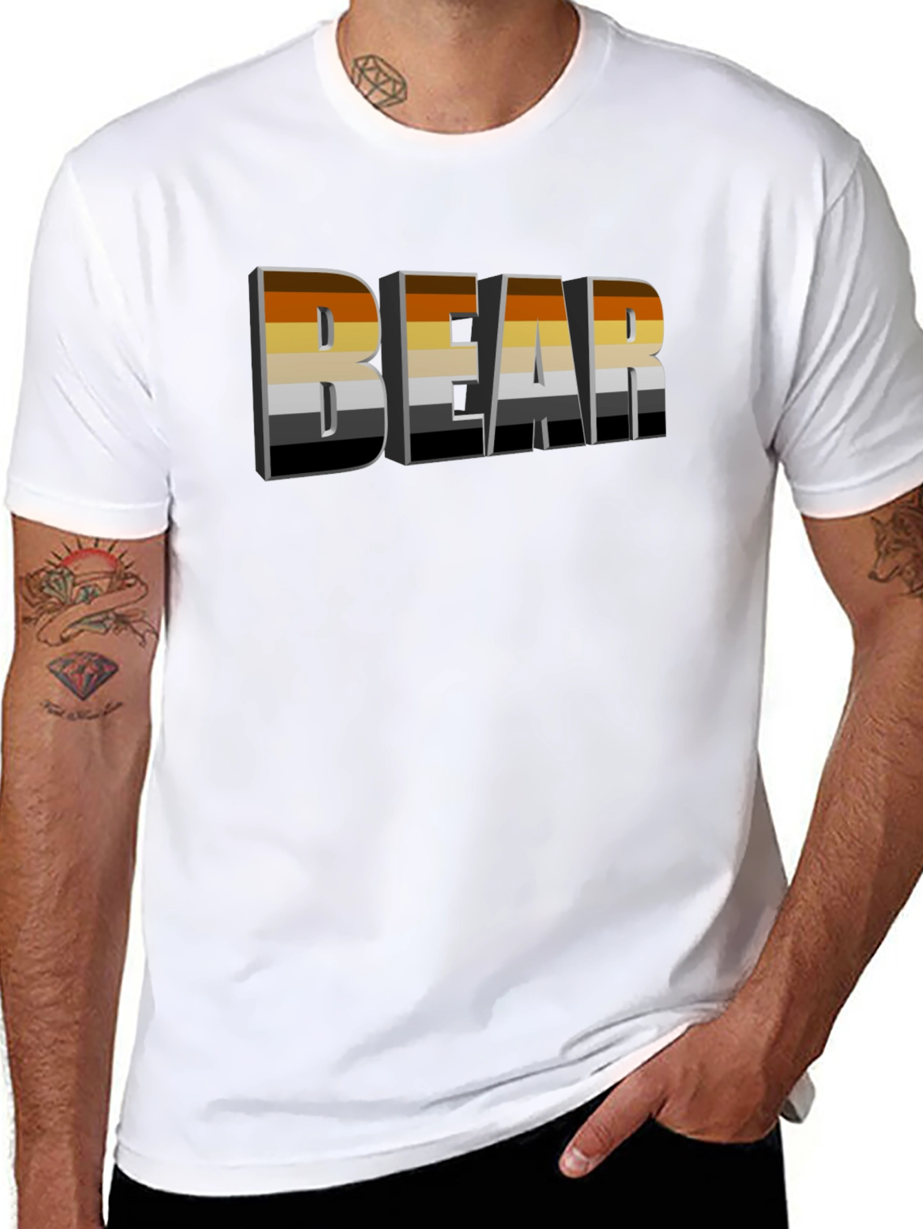 Bear Pride Flag T-Shirt