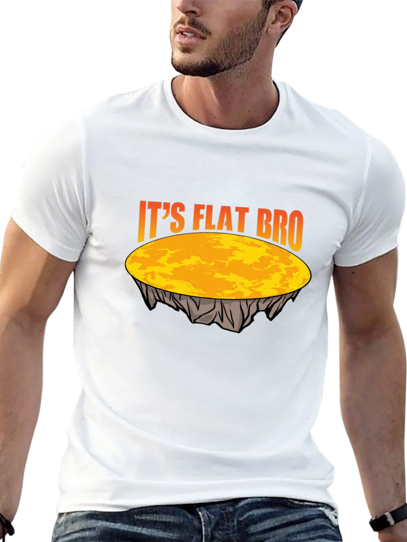 Its Flat Bro T-Shirt - Earth is Flat Tee