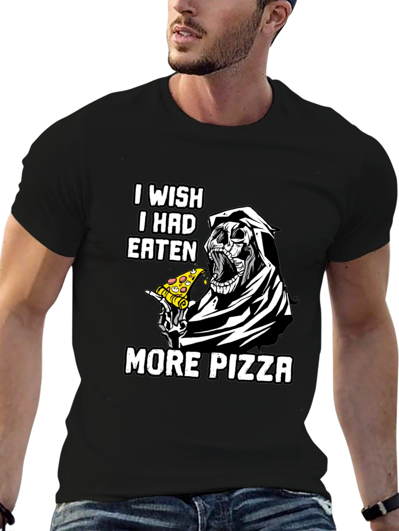 I Wish I Had Eaten More Pizza T-Shirt