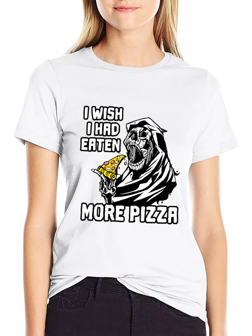 I Wish I Had Eaten More Pizza T-Shirt