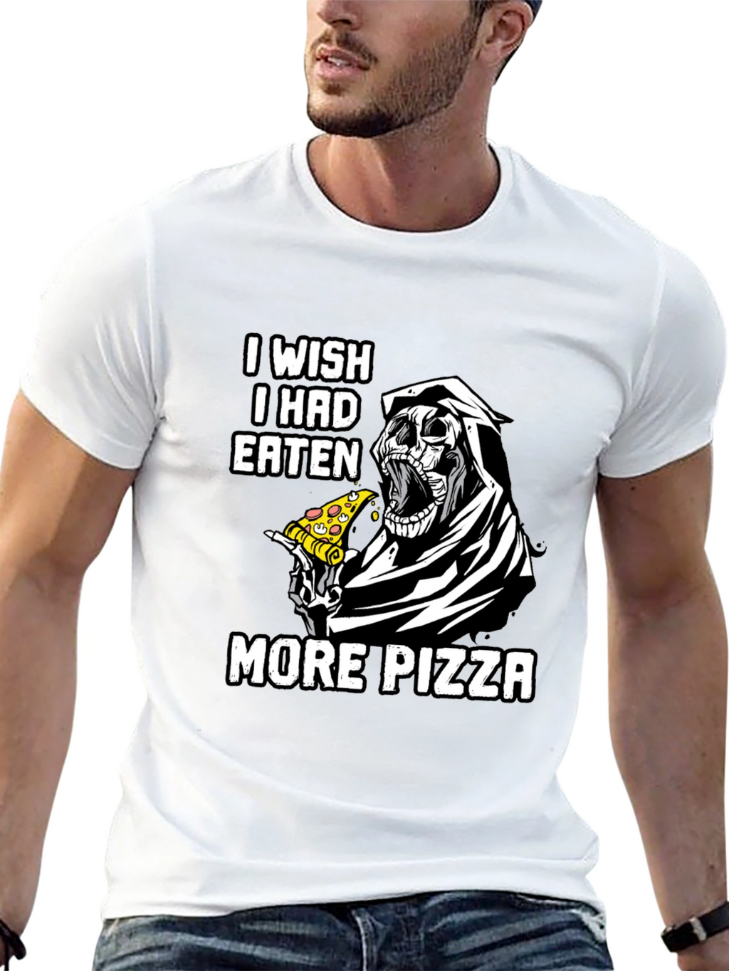 I Wish I Had Eaten More Pizza T-Shirt