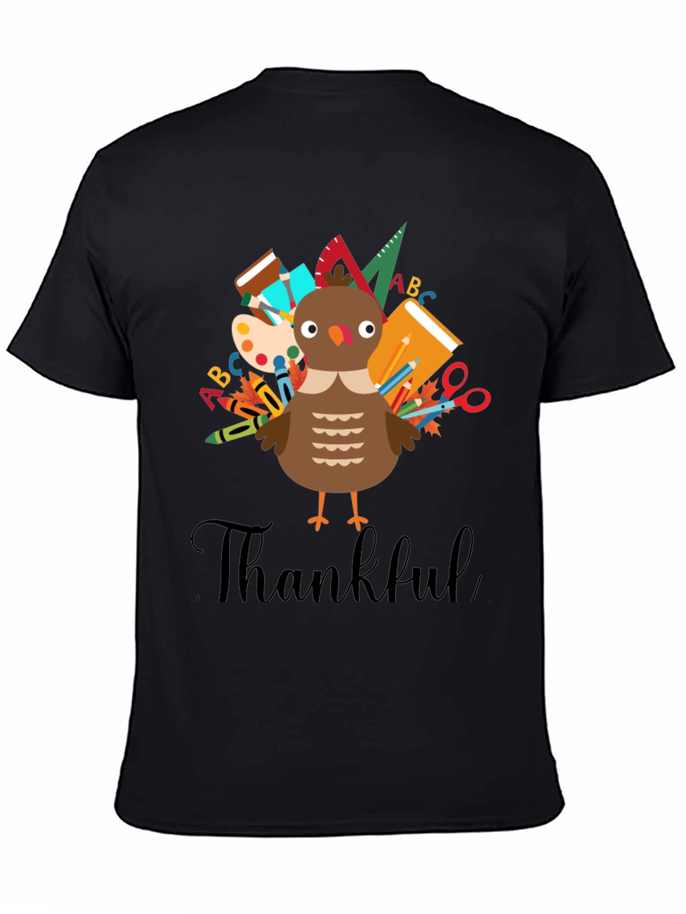 Thankful Turkey Teacher T-Shirt