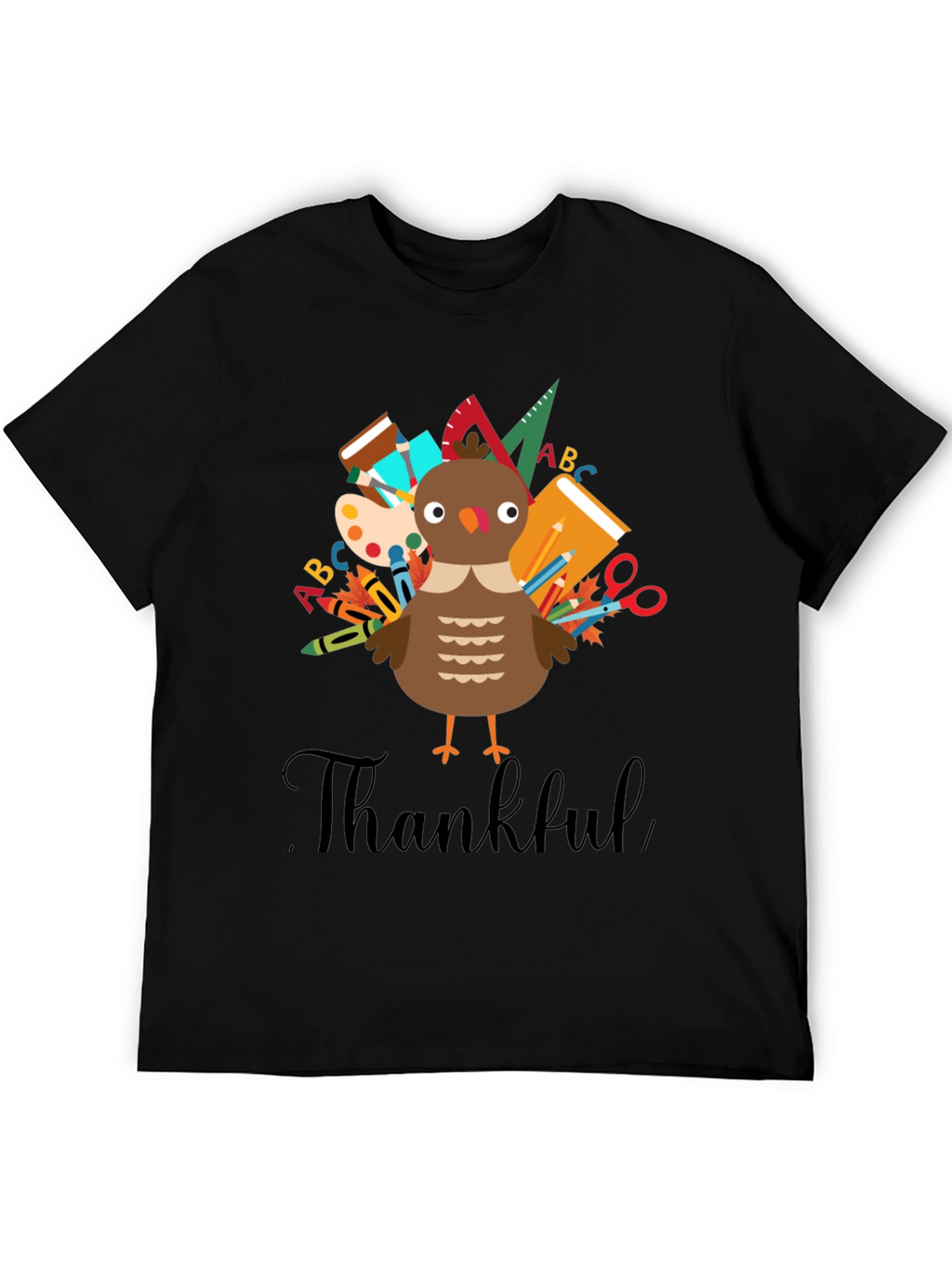 Thankful Turkey Teacher T-Shirt