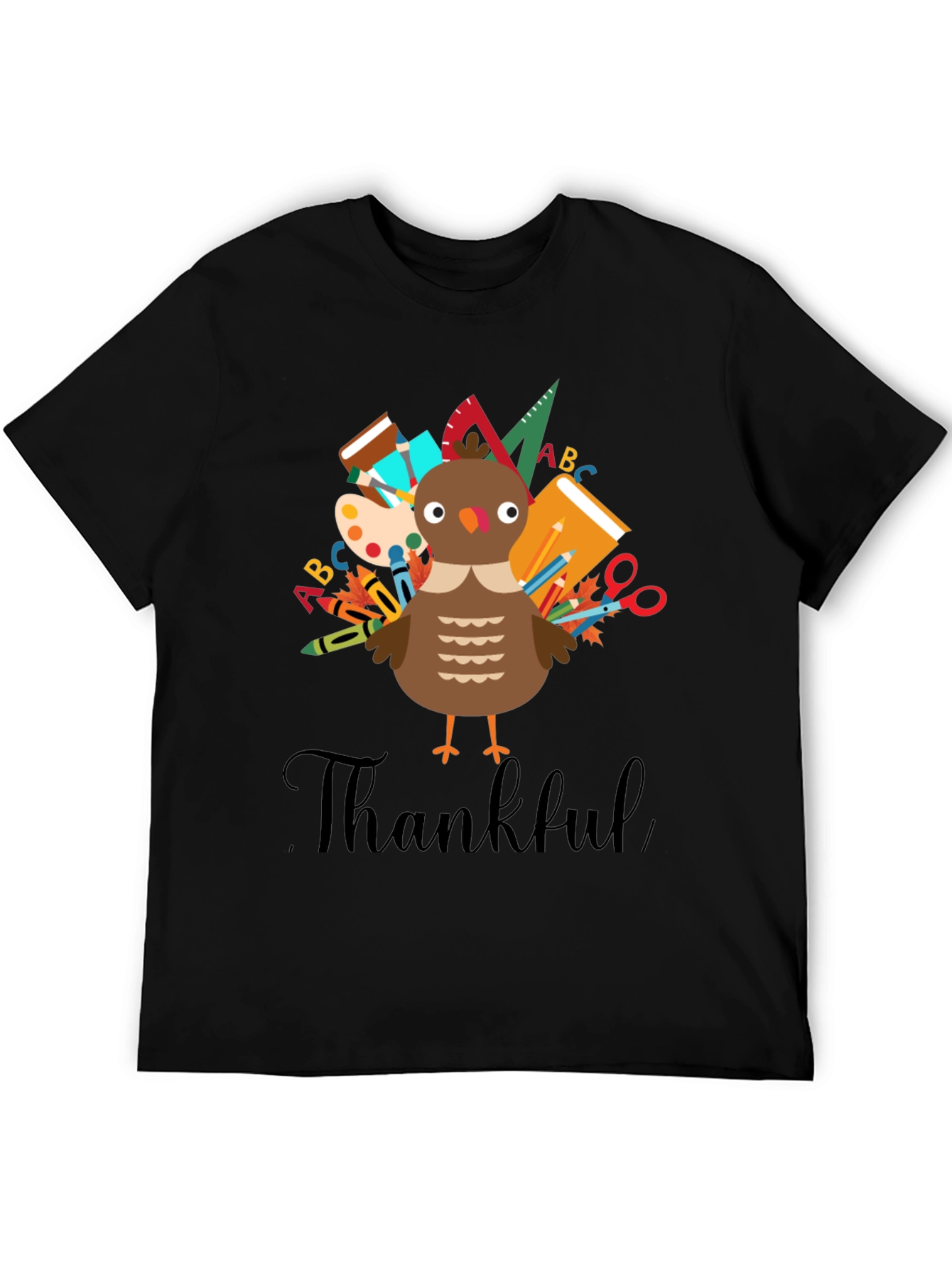 Thankful Turkey Teacher T-Shirt