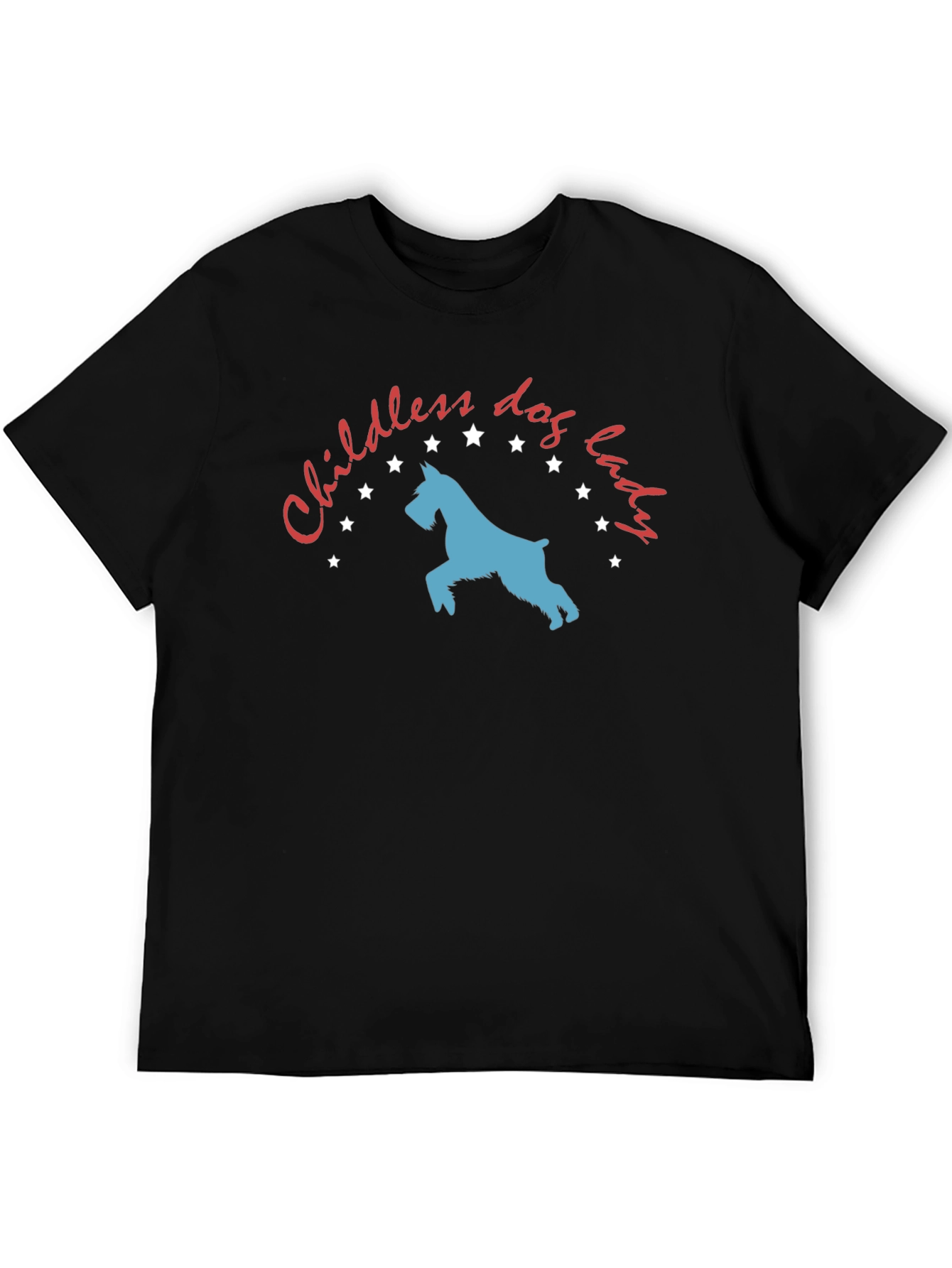 Childless Dog Lady T-Shirt - Novelty Graphic Tee