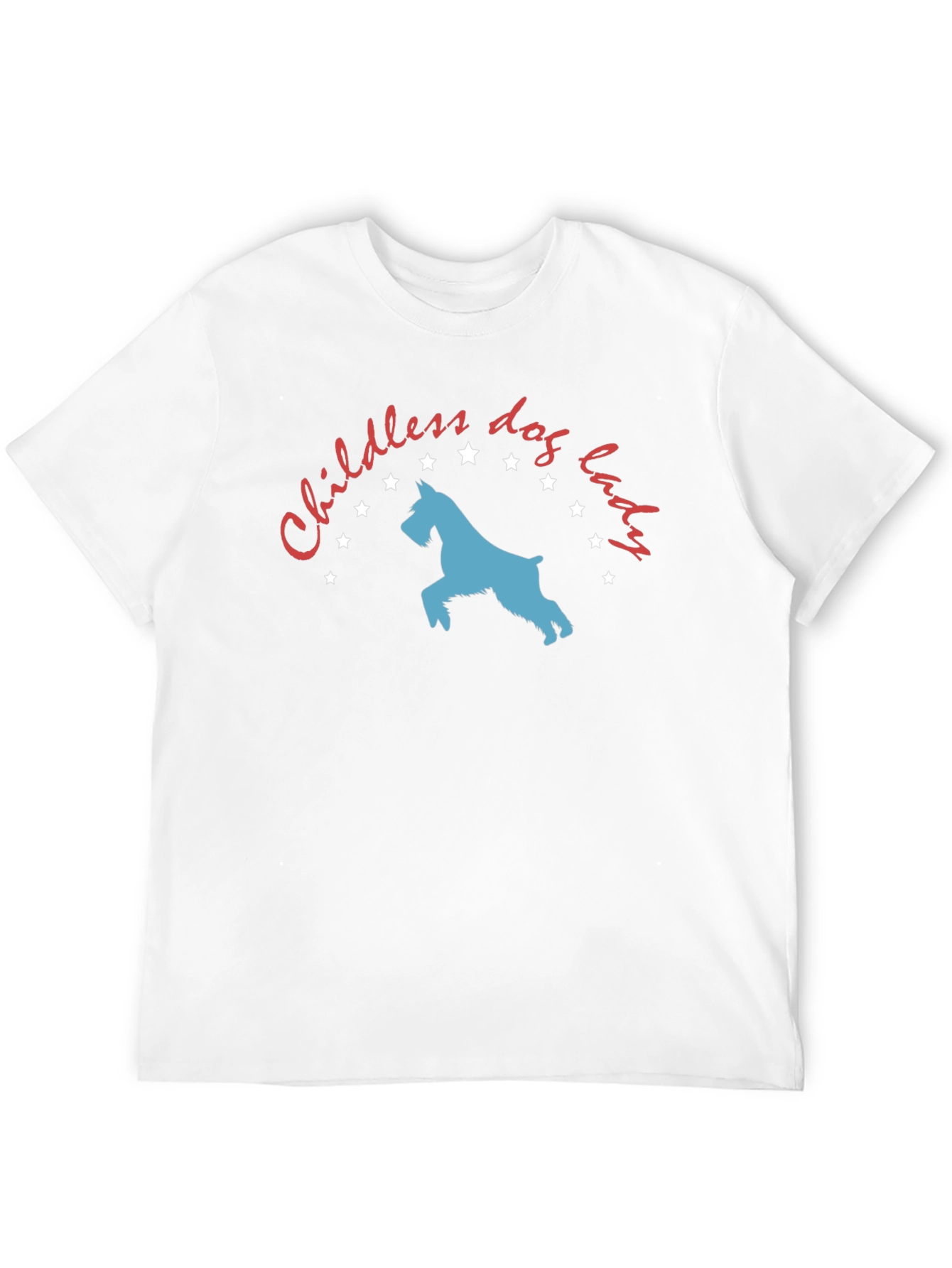 Childless Dog Lady T-Shirt - Novelty Graphic Tee