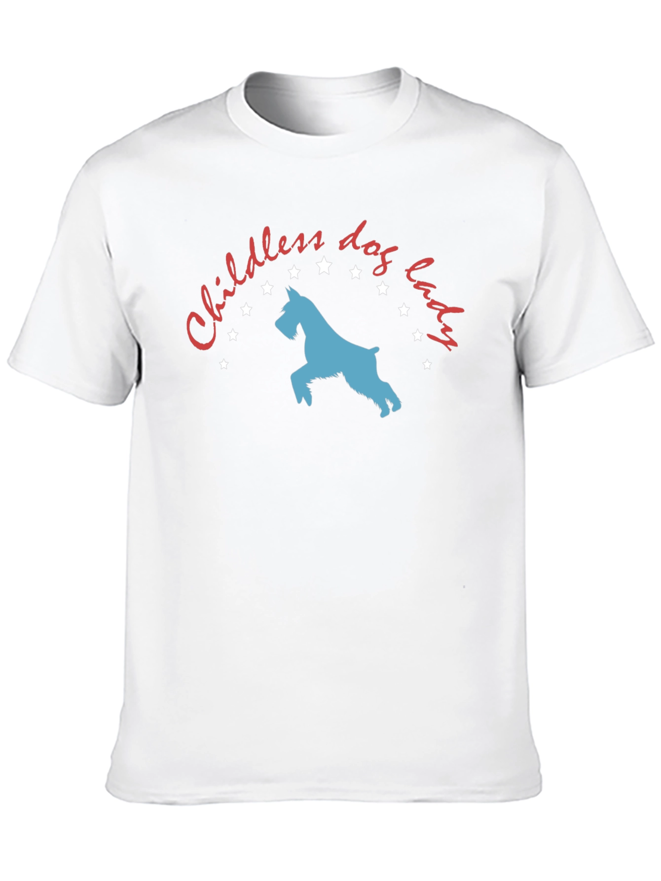 Childless Dog Lady T-Shirt - Novelty Graphic Tee