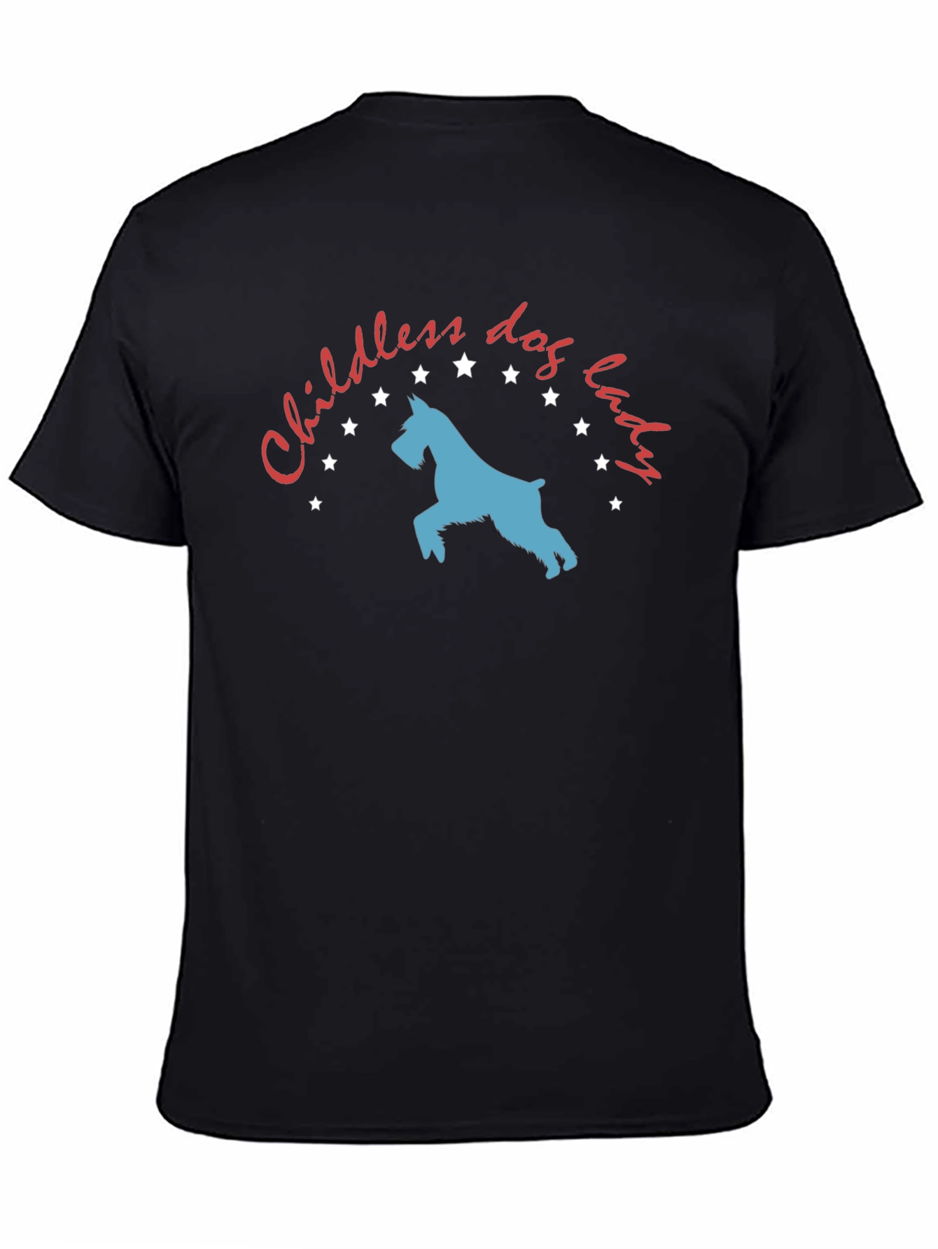 Childless Dog Lady T-Shirt - Novelty Graphic Tee