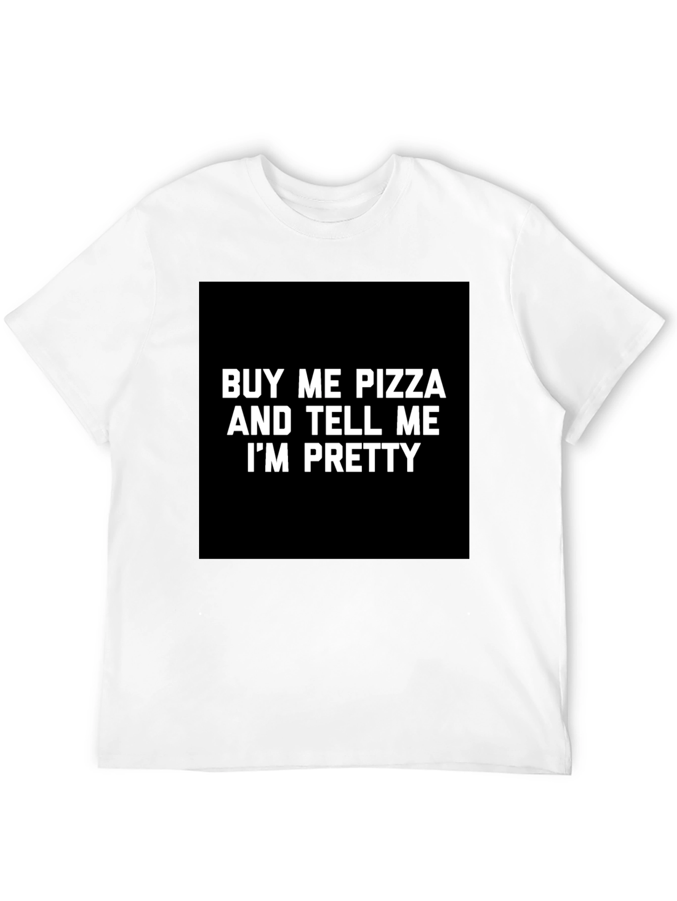Funny Pizza & Compliment Graphic T-Shirt