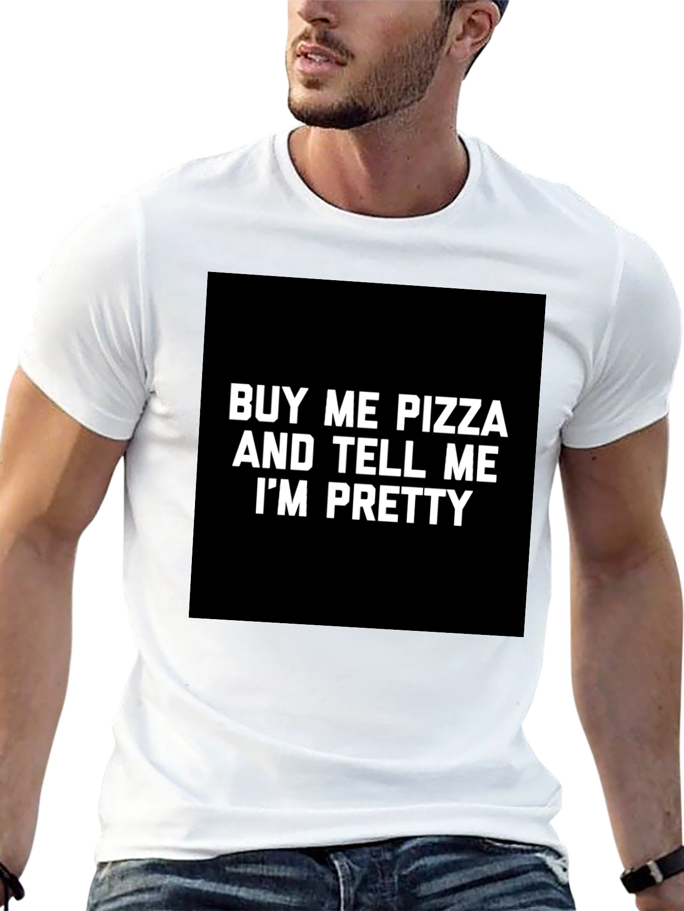 Funny Pizza & Compliment Graphic T-Shirt