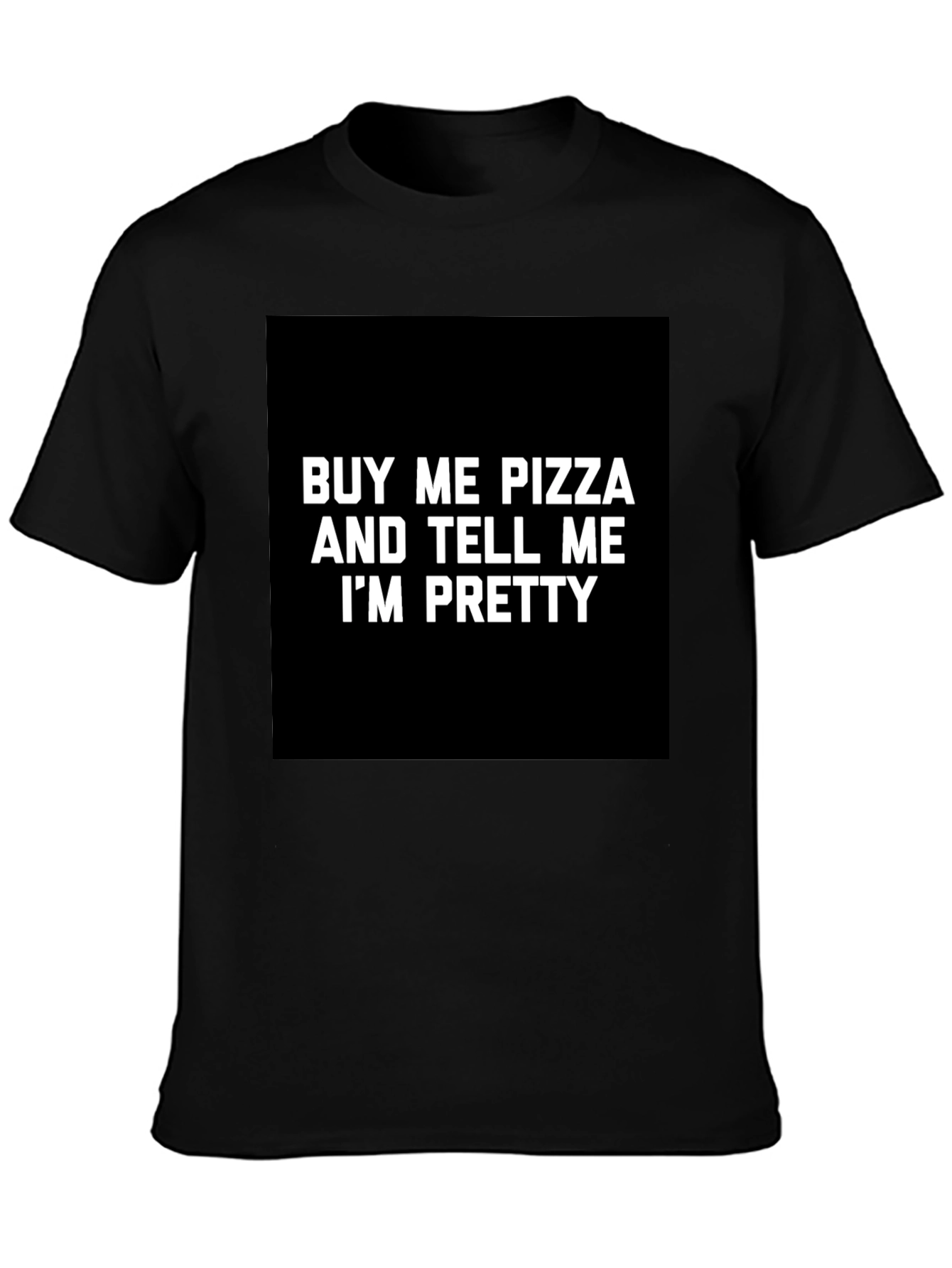 Funny Pizza & Compliment Graphic T-Shirt