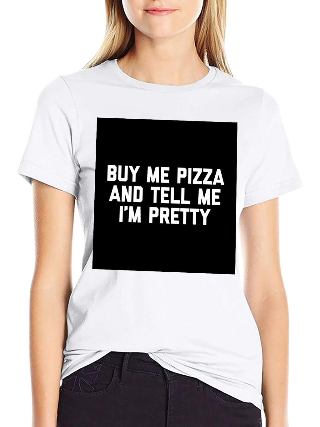 Funny Pizza & Compliment Graphic T-Shirt