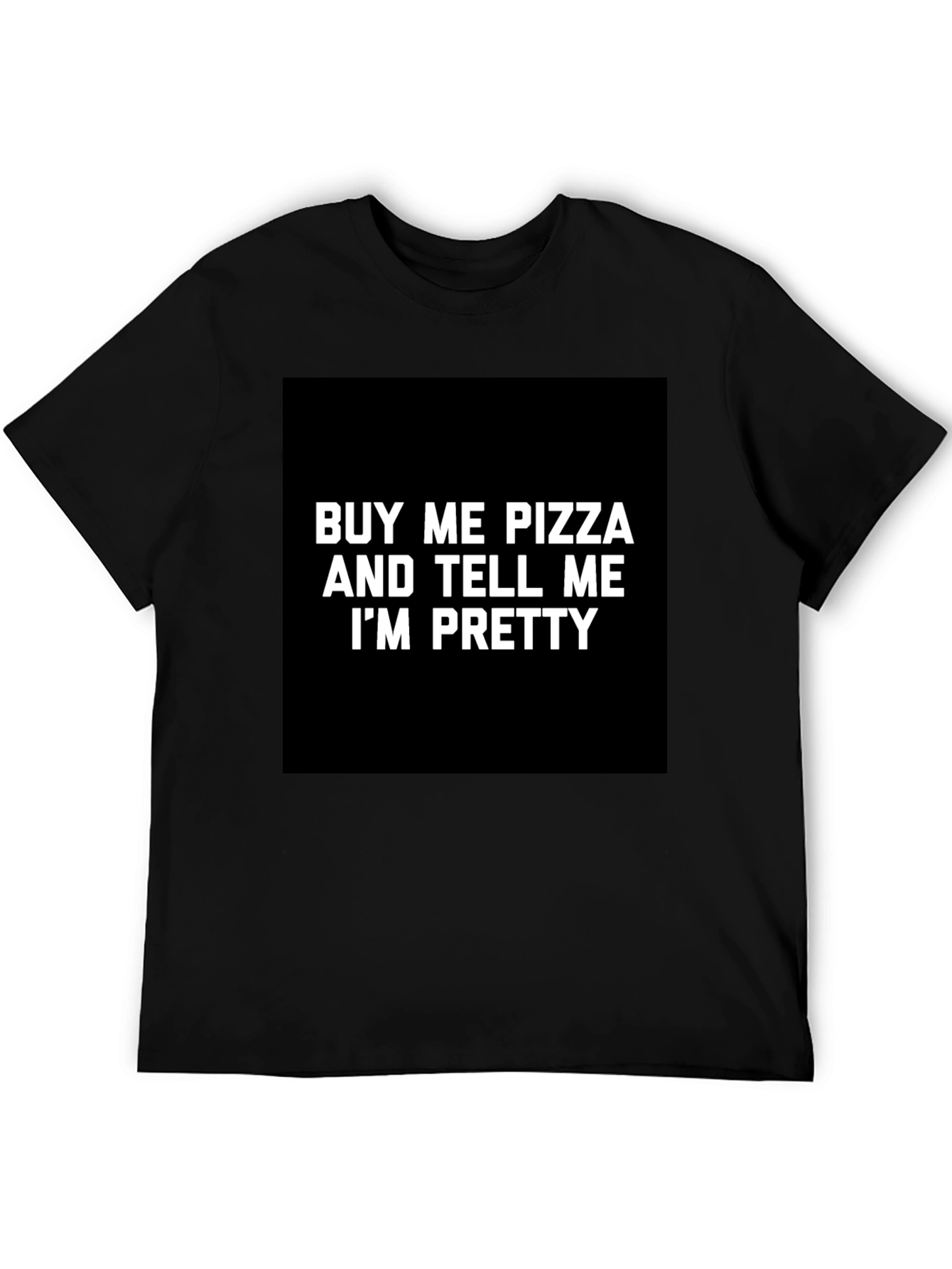 Funny Pizza & Compliment Graphic T-Shirt