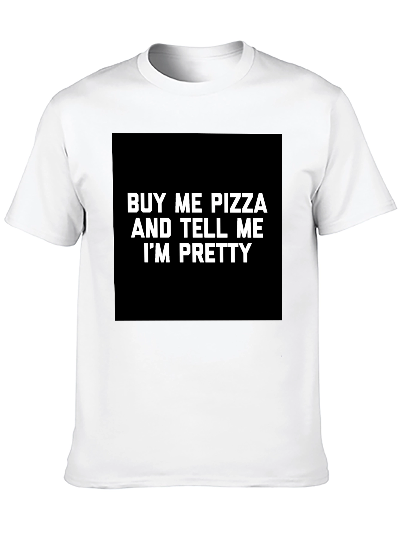Funny Pizza & Compliment Graphic T-Shirt