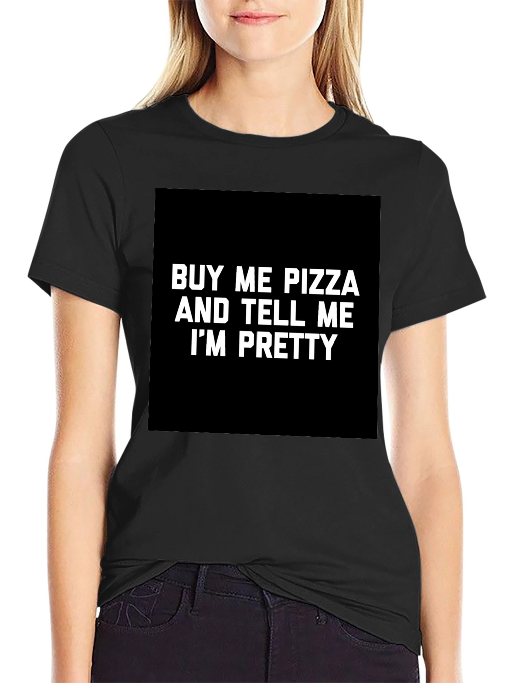 Funny Pizza & Compliment Graphic T-Shirt
