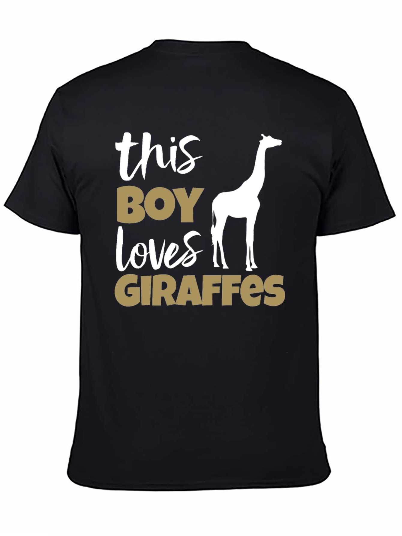 Boy Loves Giraffes Graphic Tee