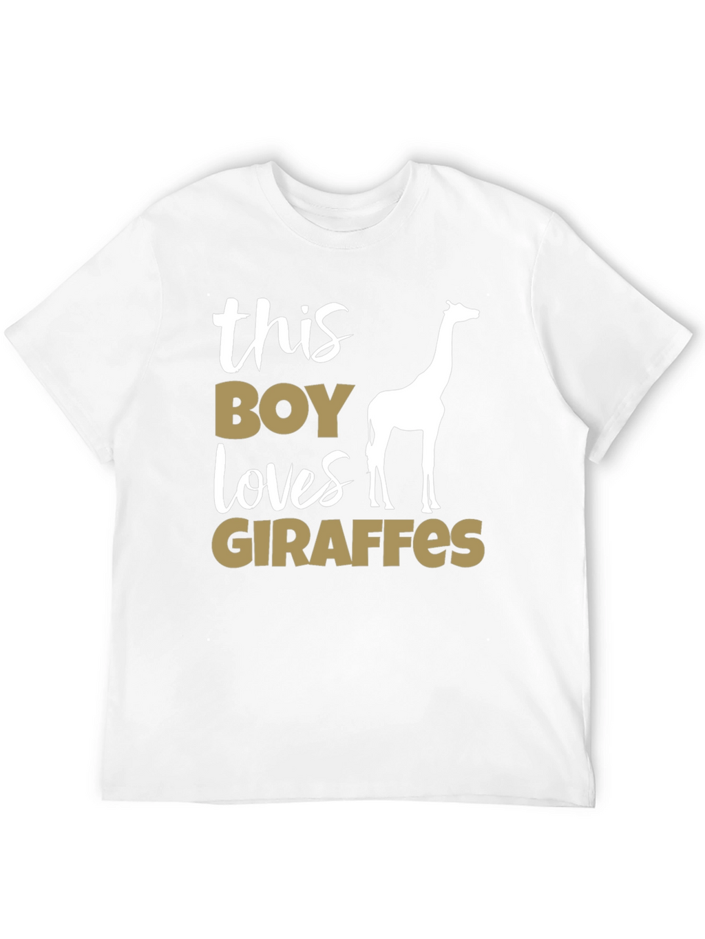 Boy Loves Giraffes Graphic Tee