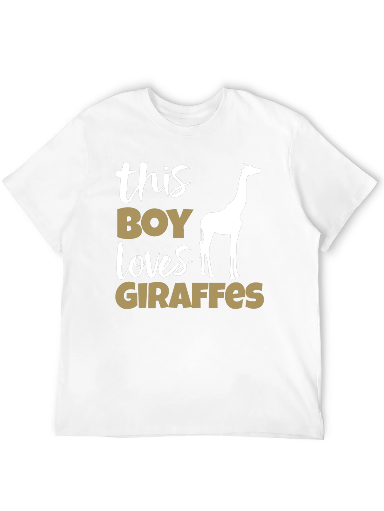 Boy Loves Giraffes Graphic Tee