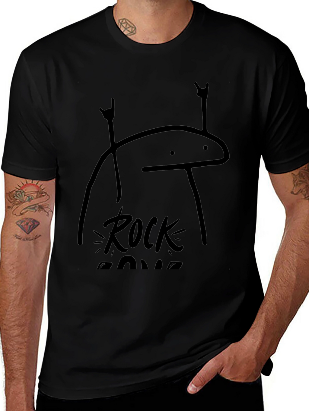 Rock Zone Graphic T-Shirt - Black