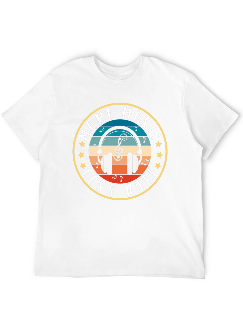 More Music Less Hate T-Shirt