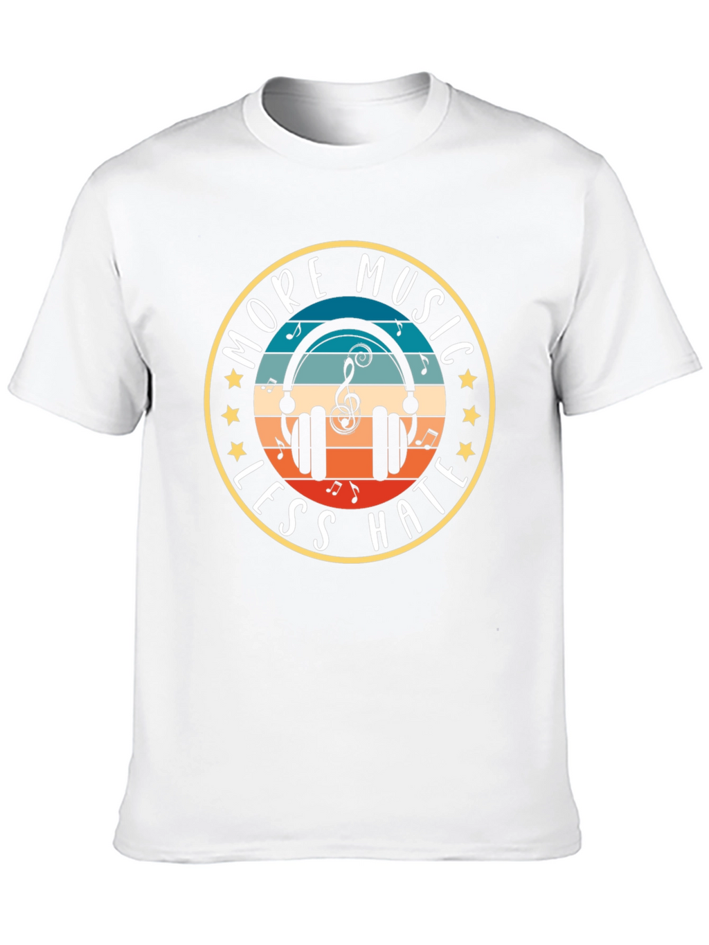 More Music Less Hate T-Shirt