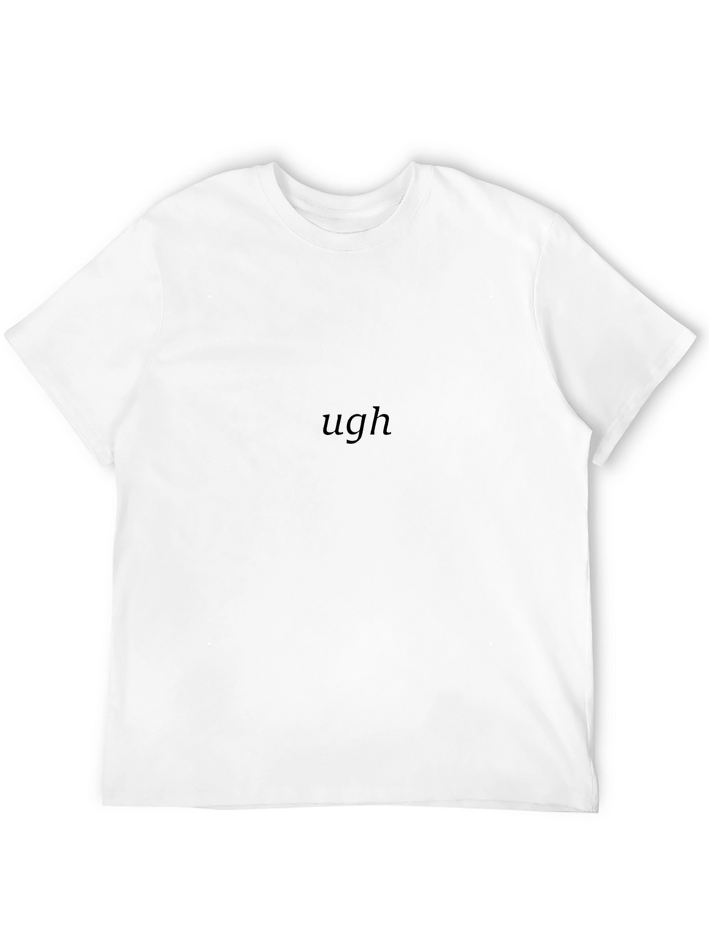 Ugh Graphic Black T-Shirt - Casual Wear