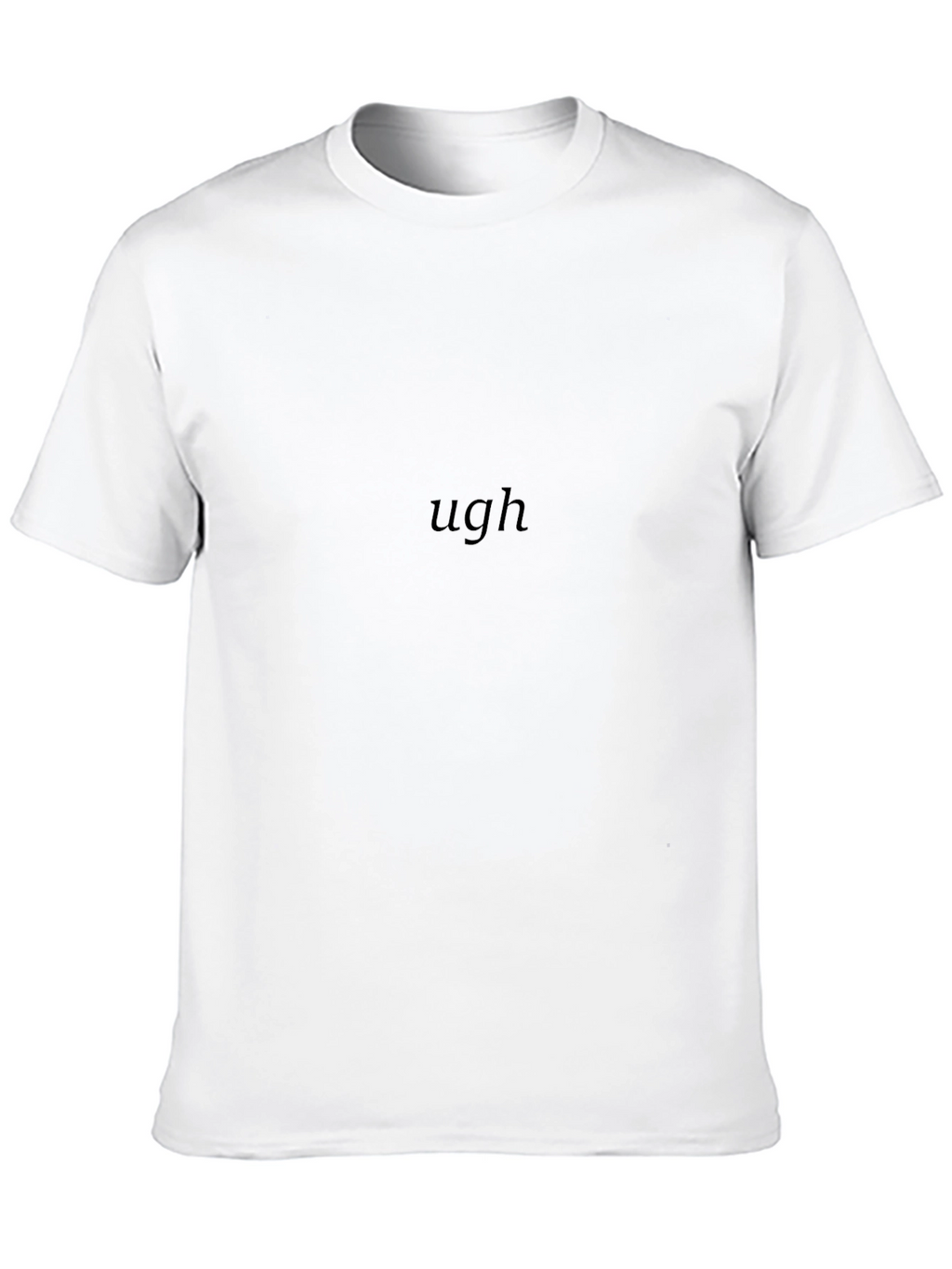 Ugh Graphic Black T-Shirt - Casual Wear