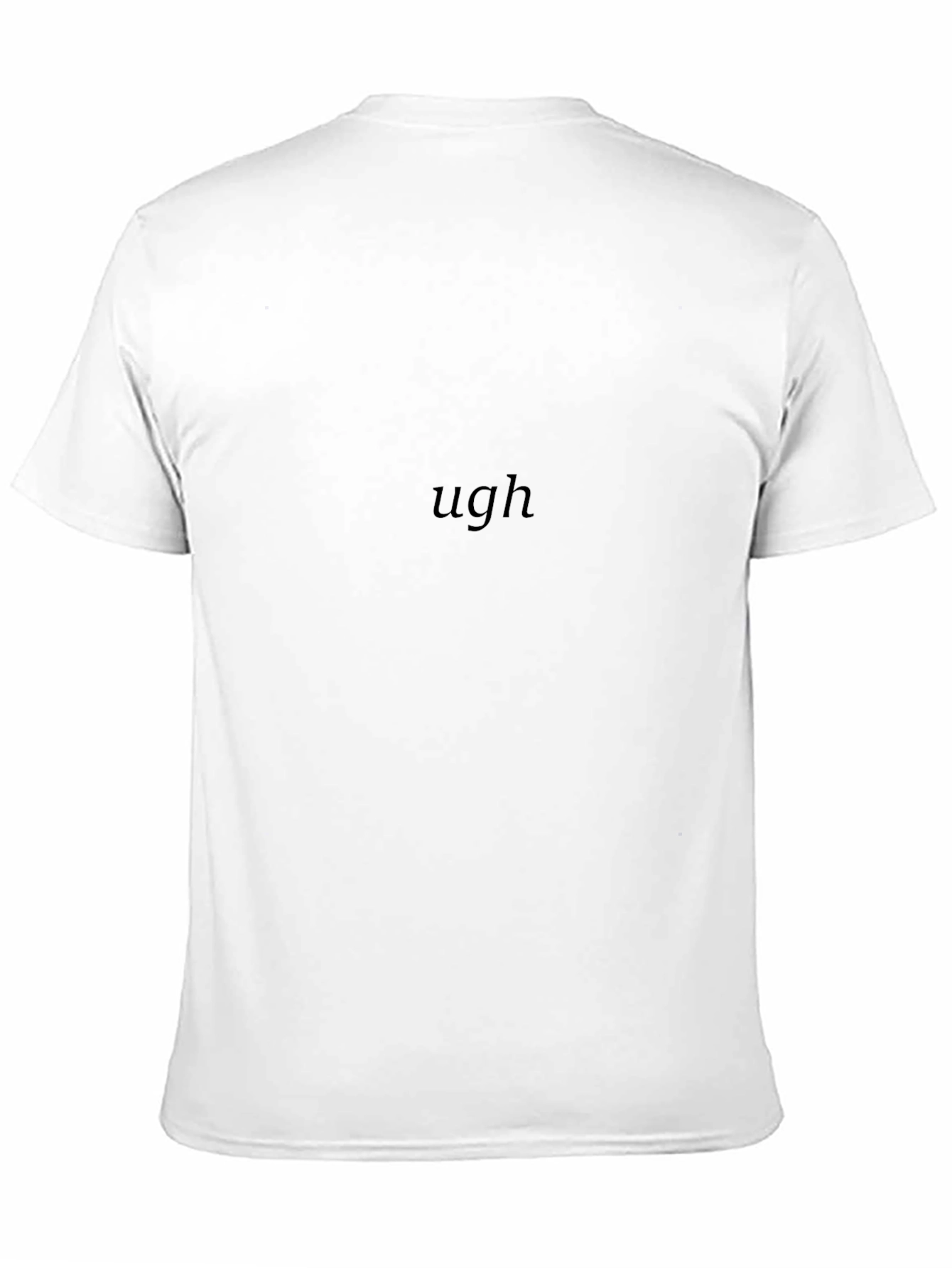 Ugh Graphic Black T-Shirt - Casual Wear