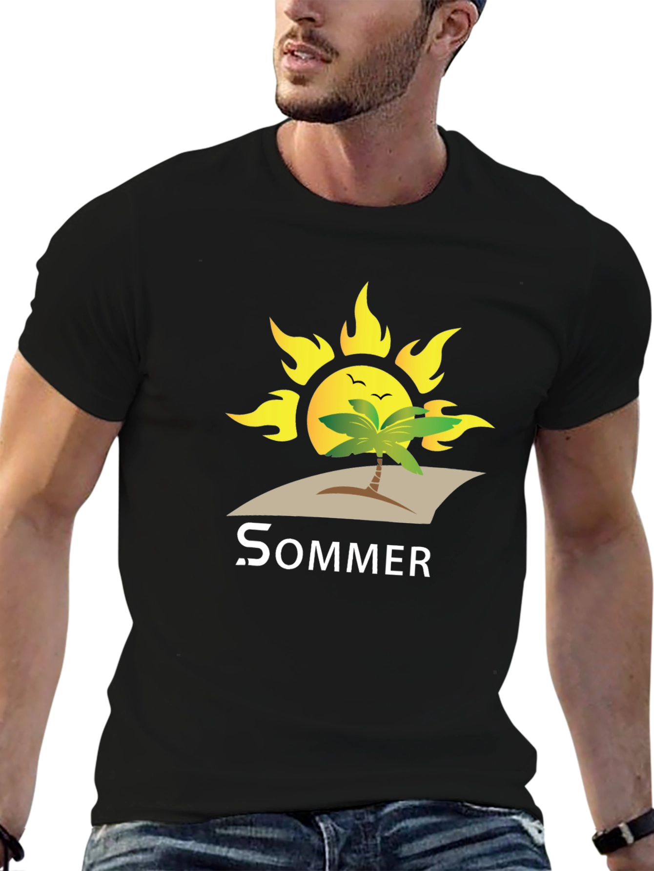 Sommer Sun Palm Tree T-Shirt