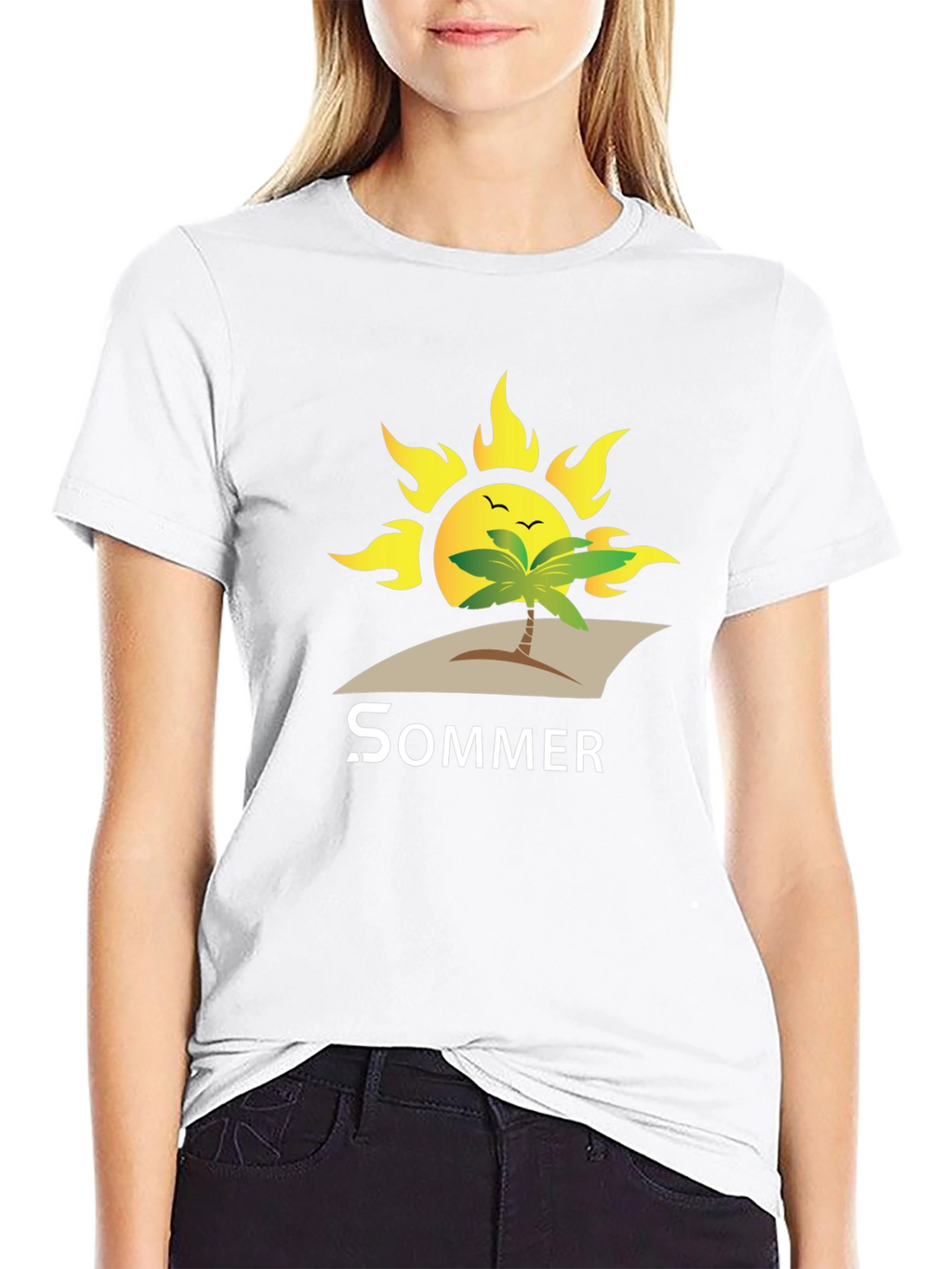 Sommer Sun Palm Tree T-Shirt