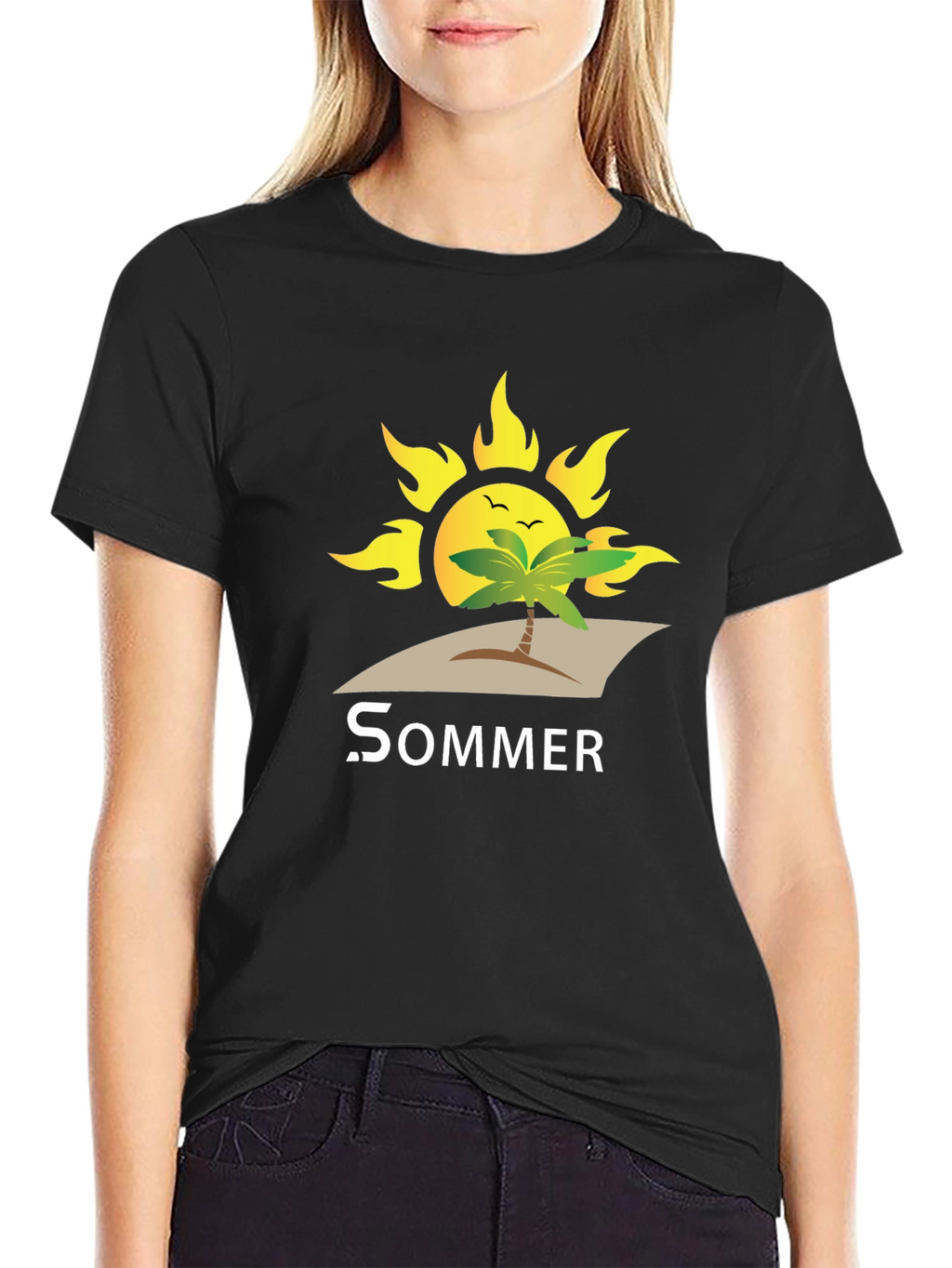 Sommer Sun Palm Tree T-Shirt