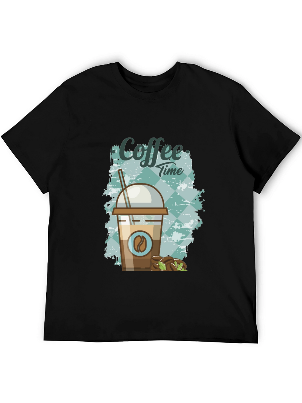 Coffee Time Graphic Tee - Unisex Black T-Shirt