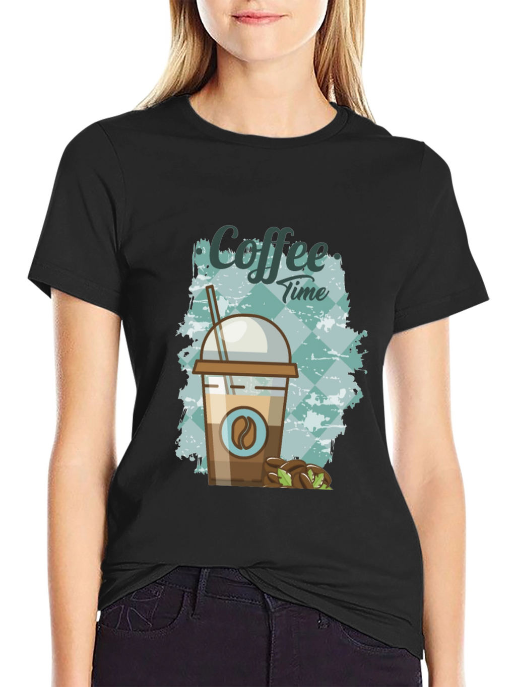 Coffee Time Graphic Tee - Unisex Black T-Shirt