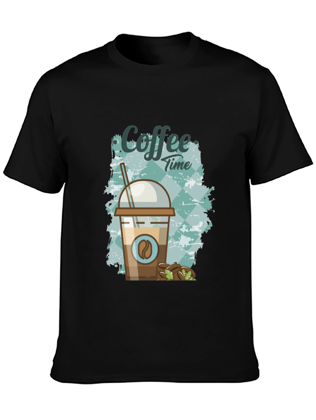 Coffee Time Graphic Tee - Unisex Black T-Shirt
