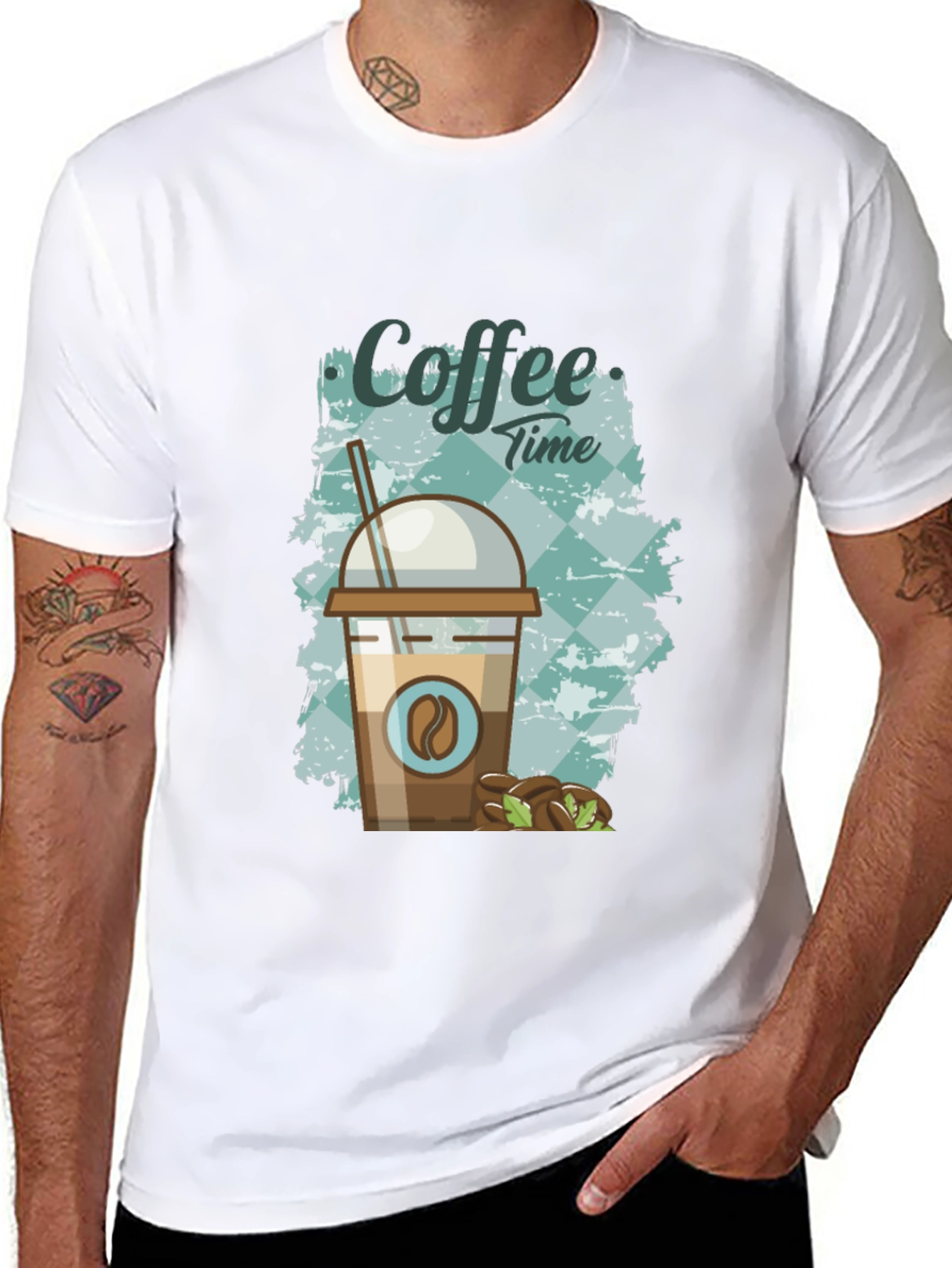 Coffee Time Graphic Tee - Unisex Black T-Shirt