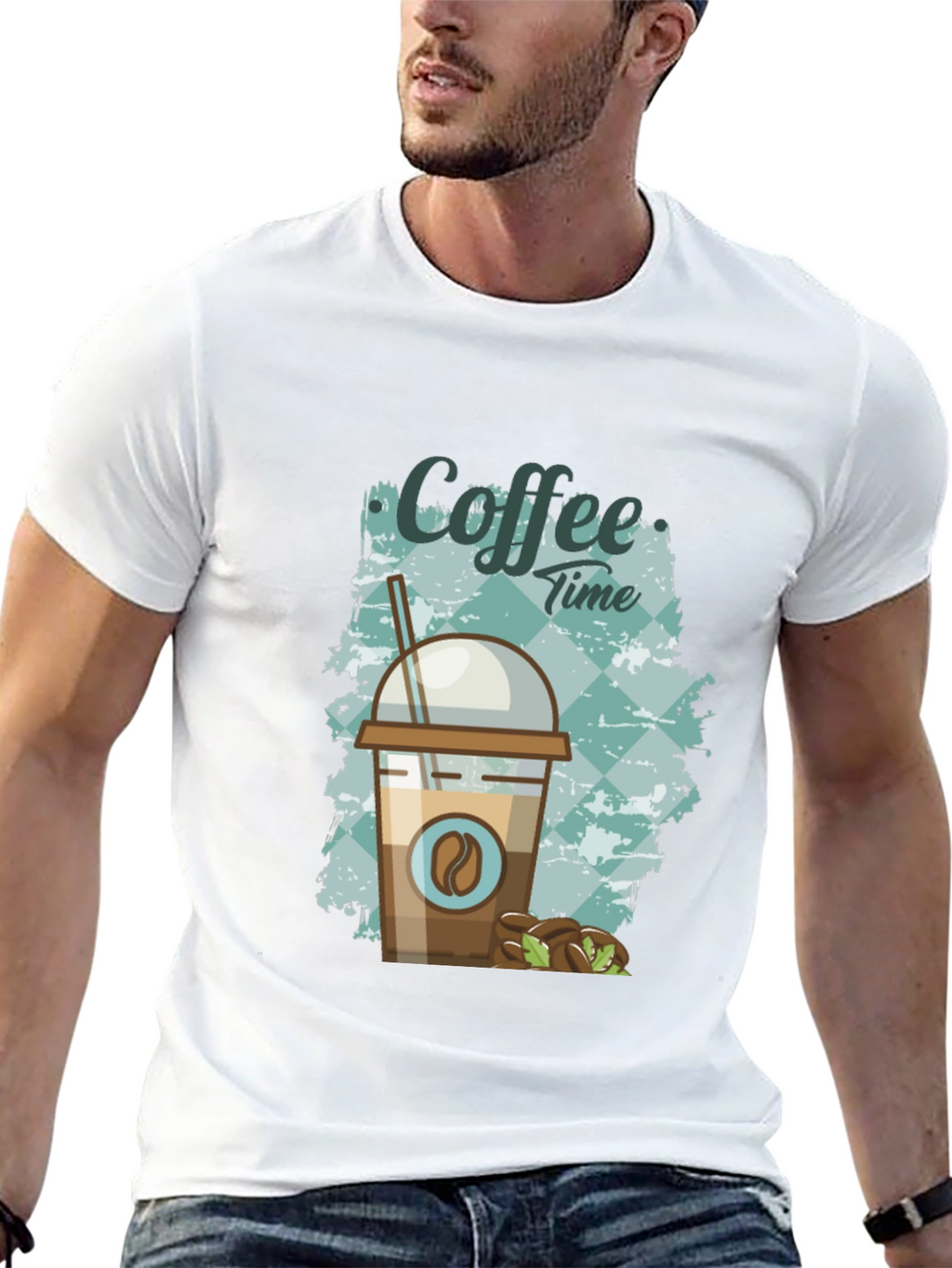 Coffee Time Graphic Tee - Unisex Black T-Shirt