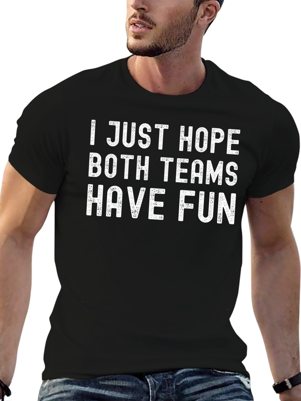 Funny Hope Both Teams Have Fun Graphic Tee