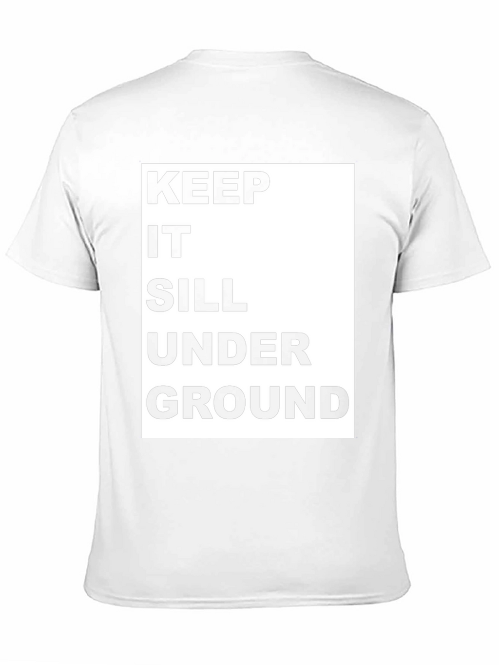 Keep It Sill Underground Black Graphic Tee