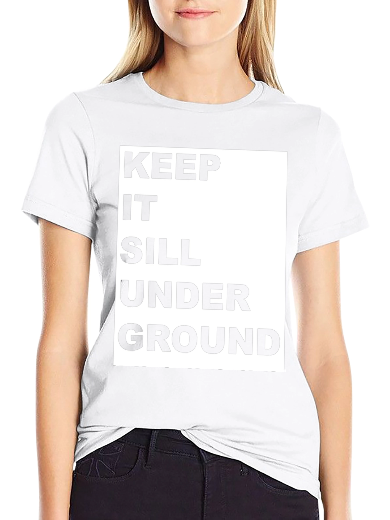 Keep It Sill Underground Black Graphic Tee