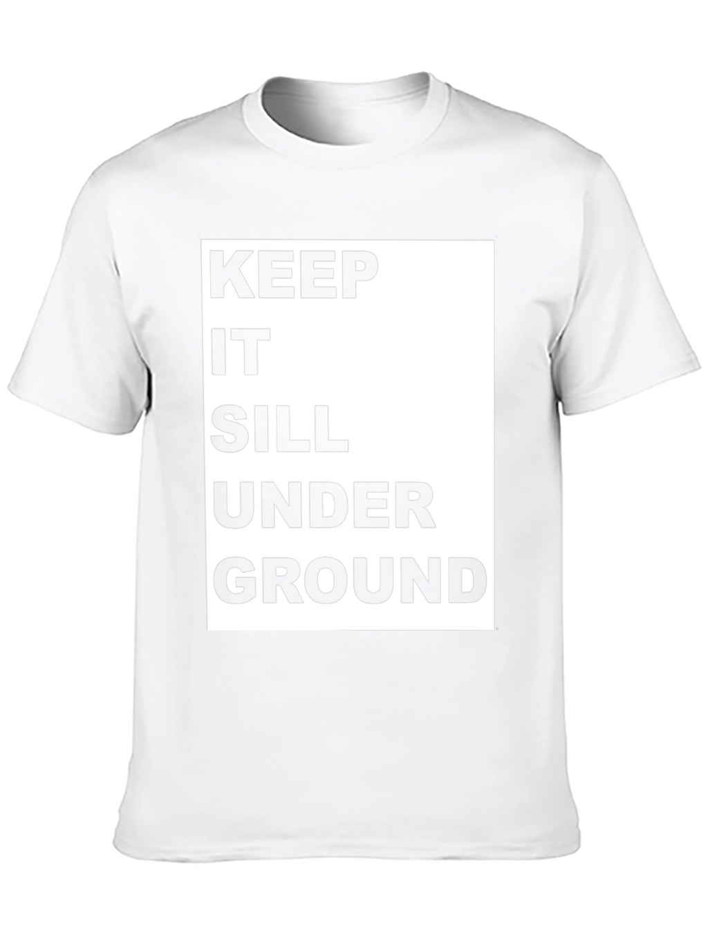 Keep It Sill Underground Black Graphic Tee
