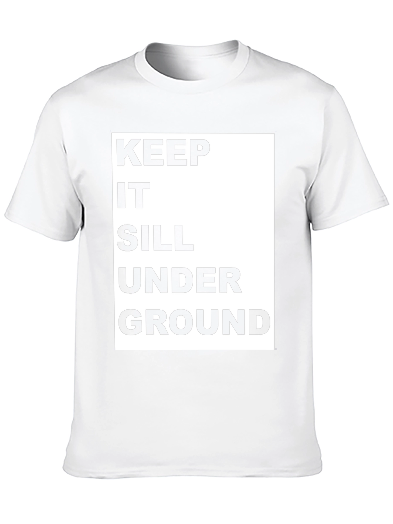 Keep It Sill Underground Black Graphic Tee