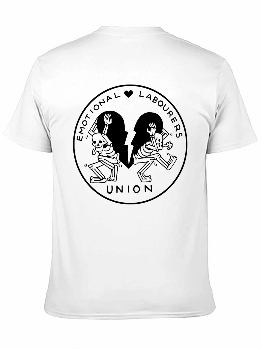 Emotional Labourers Union Black T-Shirt