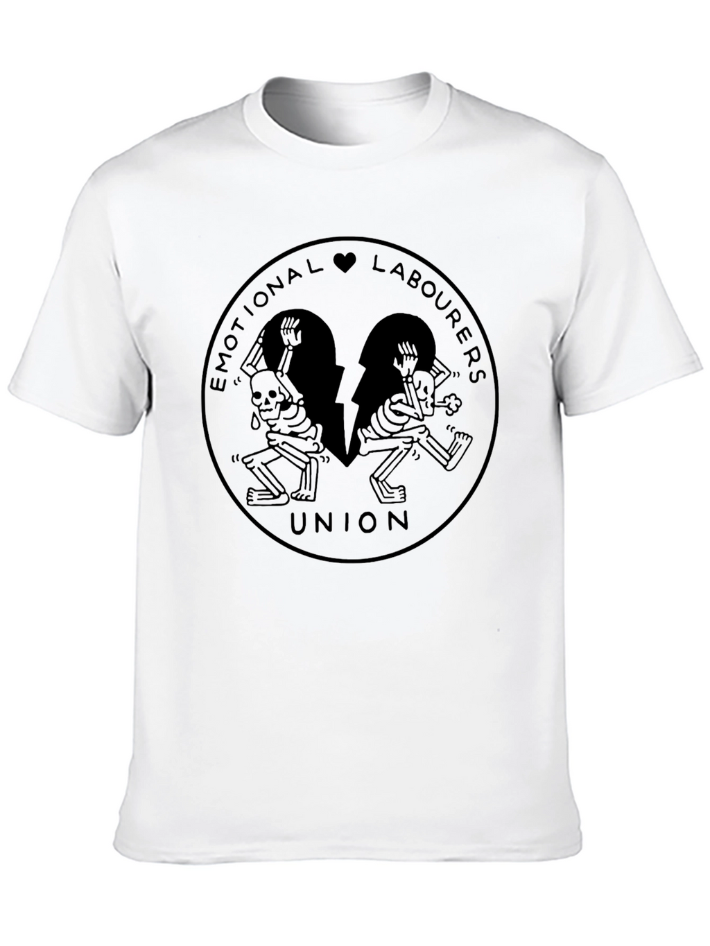 Emotional Labourers Union Black T-Shirt
