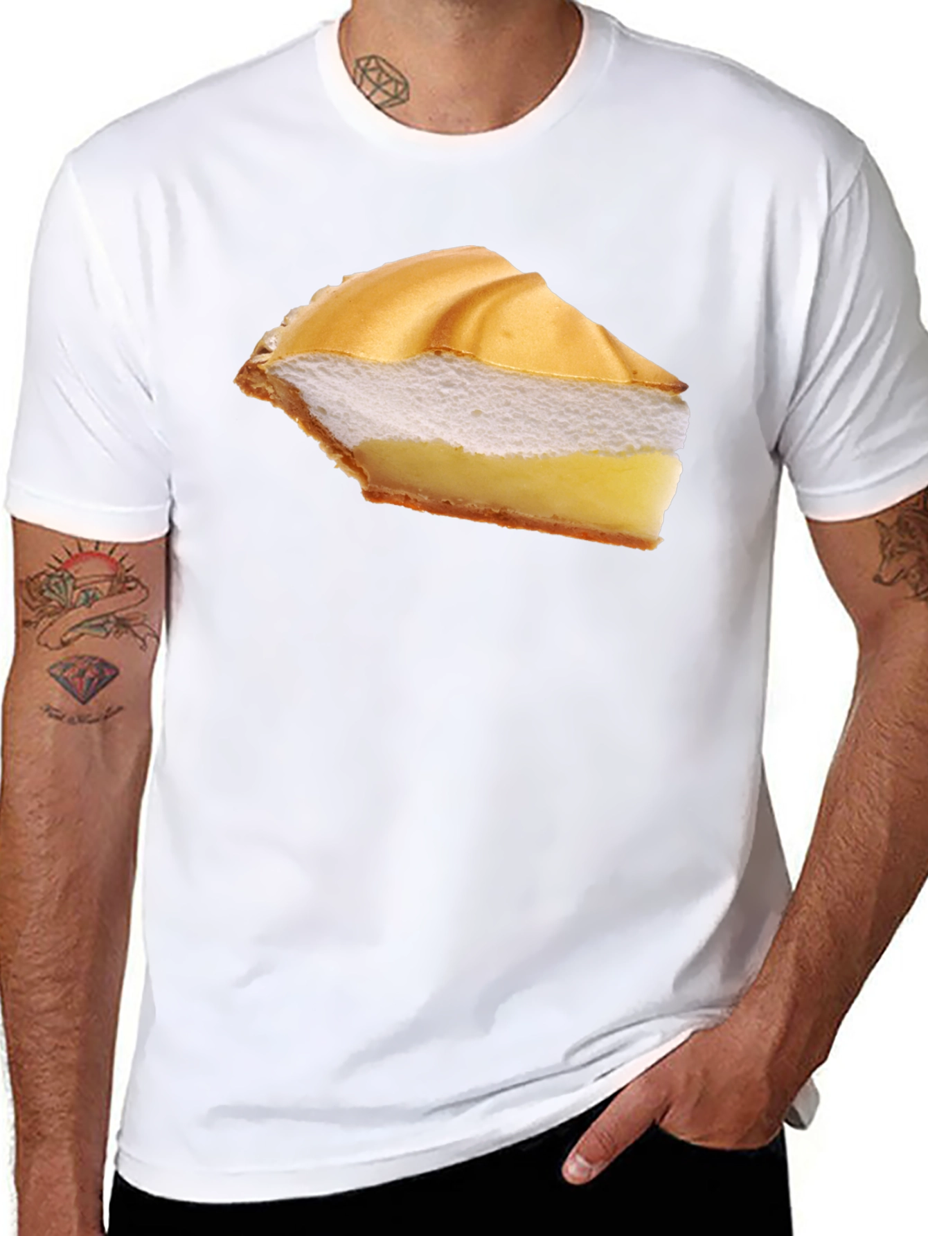Lemon Meringue Pie T-Shirt - Foodie Fashion