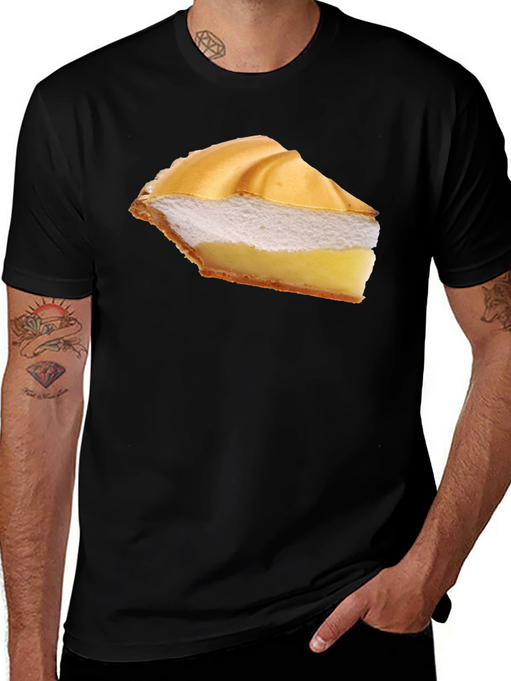 Lemon Meringue Pie T-Shirt - Foodie Fashion
