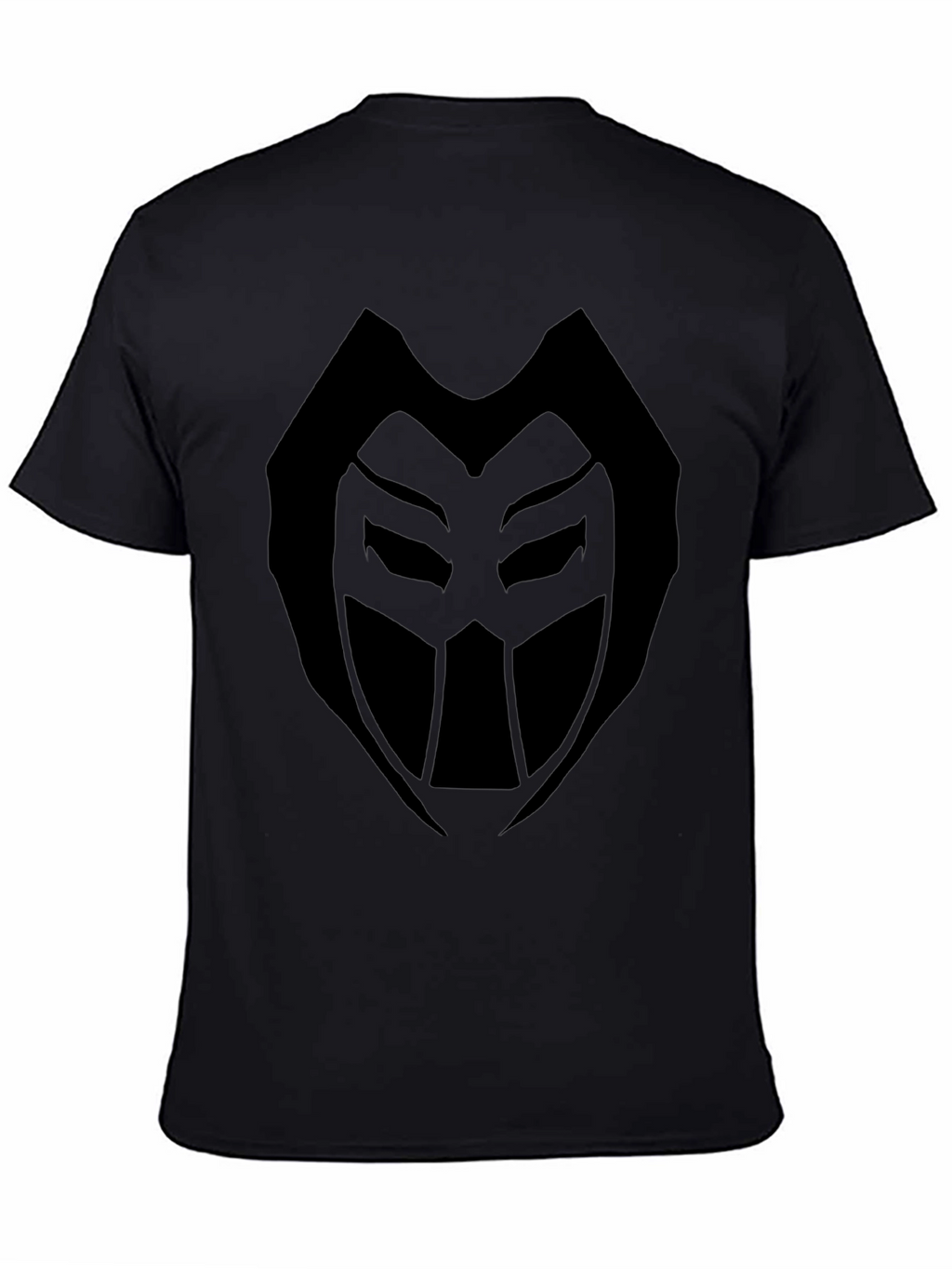 Mystic Mask Graphic Tee - Black Cotton Comfort