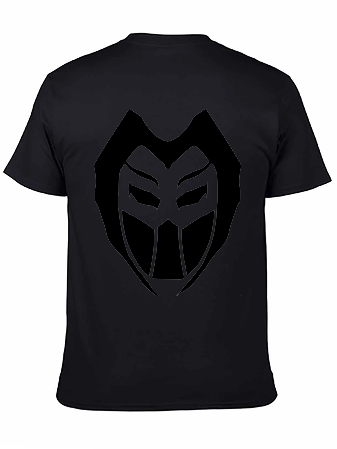 Mystic Mask Graphic Tee - Black Cotton Comfort