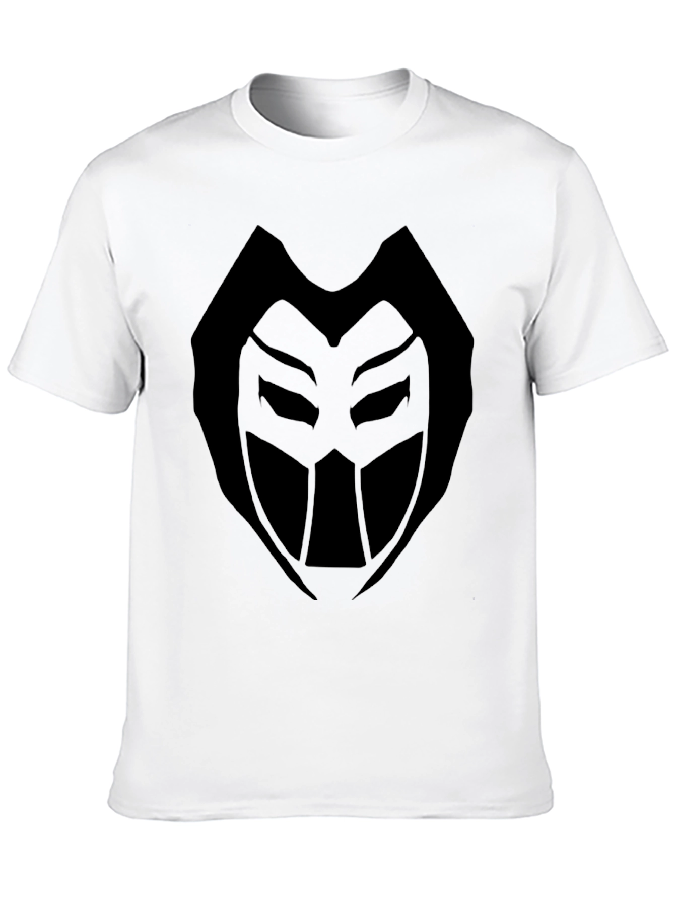 Mystic Mask Graphic Tee - Black Cotton Comfort